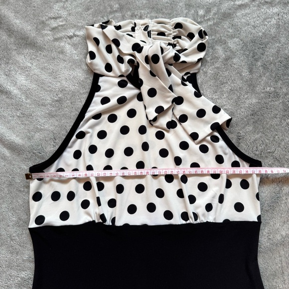 Vintage Joseph Ribkoff Parisian Black/White Polka Dot Set - Stretchy - Fits S:M - Picture 6 of 10